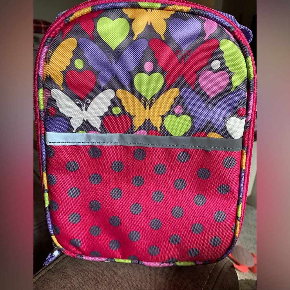Lunch Bag. Brand New with tags! Multicolor with butterfly design.
